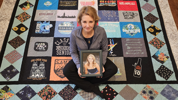 Discover the heartfelt story of how memorial quilts help families cherish memories of lost loved ones, featuring personal tributes and the craft of bereavement quilting.