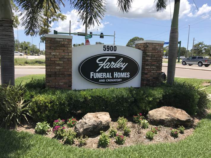 Farley Funeral Home North Port, signage