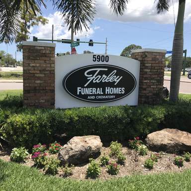 Farley Funeral Home North Port, signage