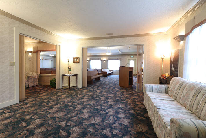 Photo of funeral home interior