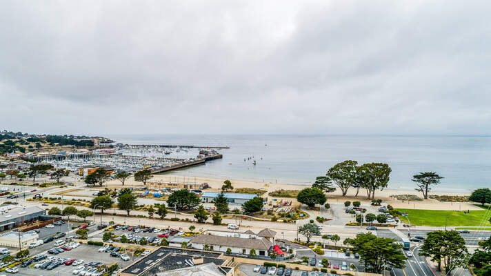 Mission Mortuary Monterey, aerial