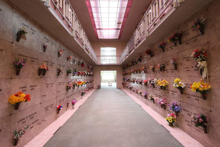 Photo of mausoleum interior