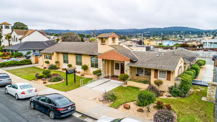 Mission Mortuary Monterey, exterior