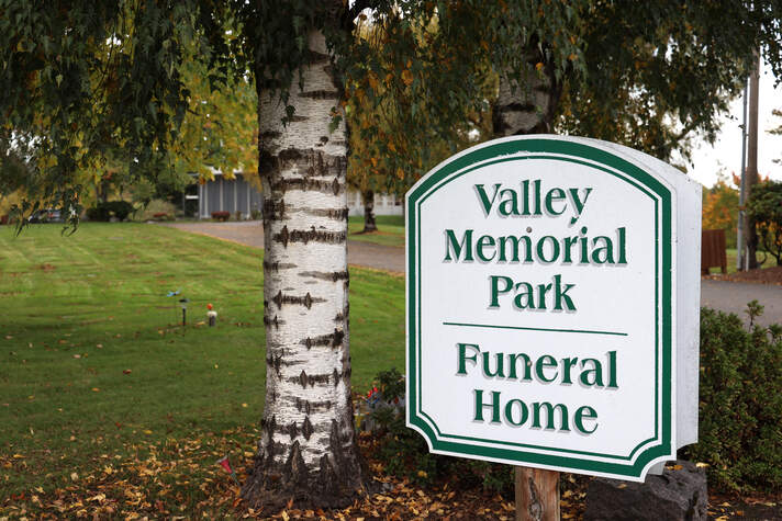 Photo of Valley Memorial Funeral Home in Hillsboro, Oregon, sign