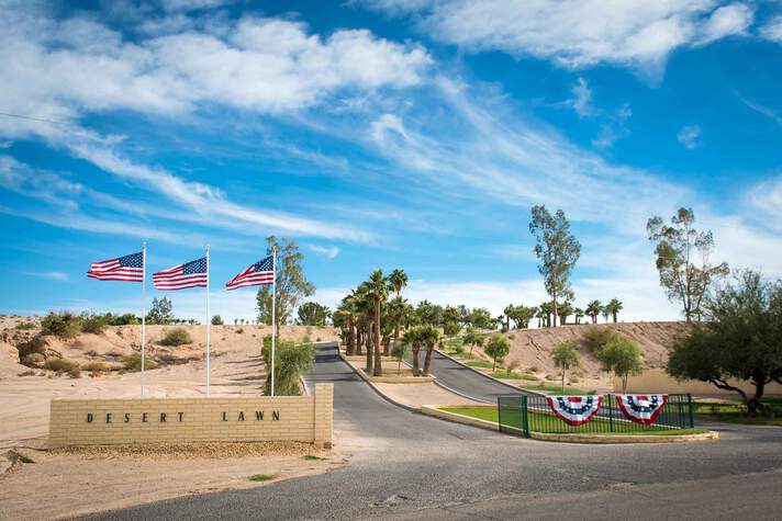 Desert Lawn Exterior