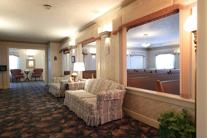 Photo of funeral home interior