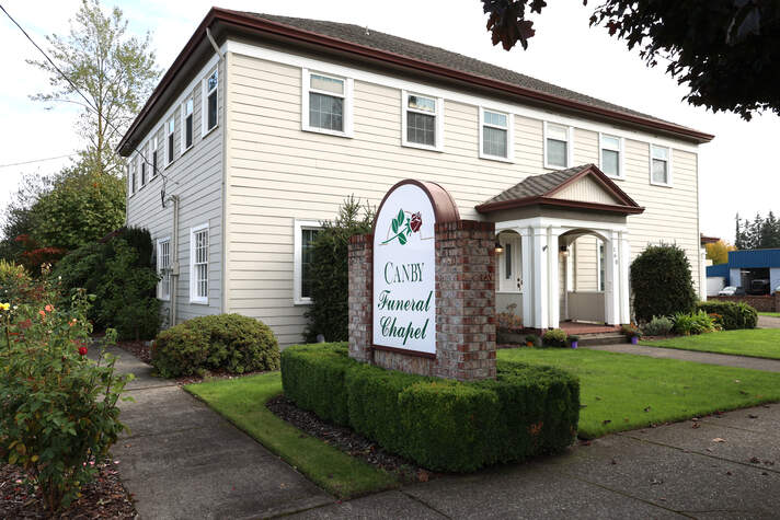 Photo of Canby Funeral Chapel in Canby, Oregon, exterior