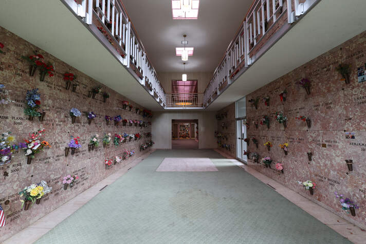 Photo of mausoleum interior