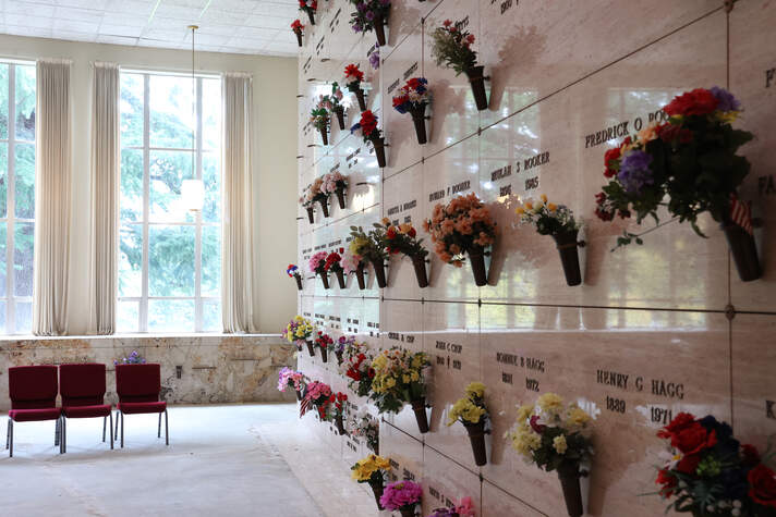 Photo of mausoleum interior