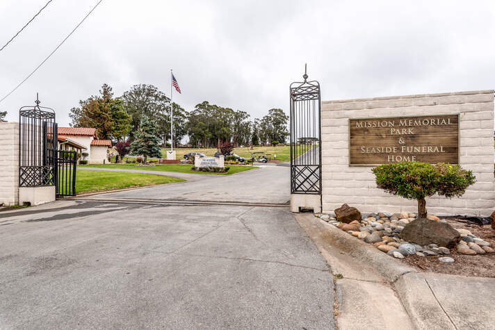 Mission Memorial Park, exterior