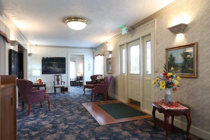 Photo of funeral home interior