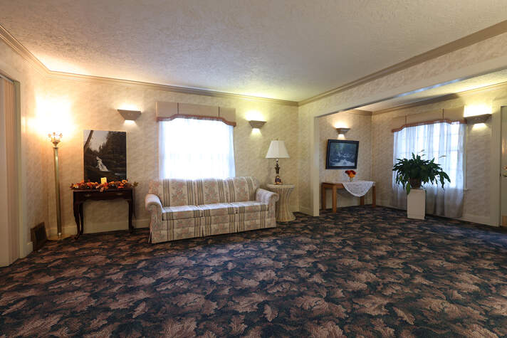 Photo of funeral home interior