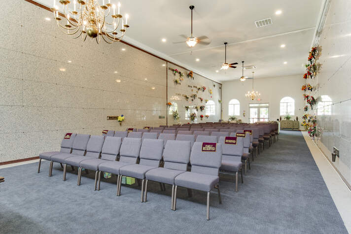 Woodridge Memorial Park, mausoleum interior