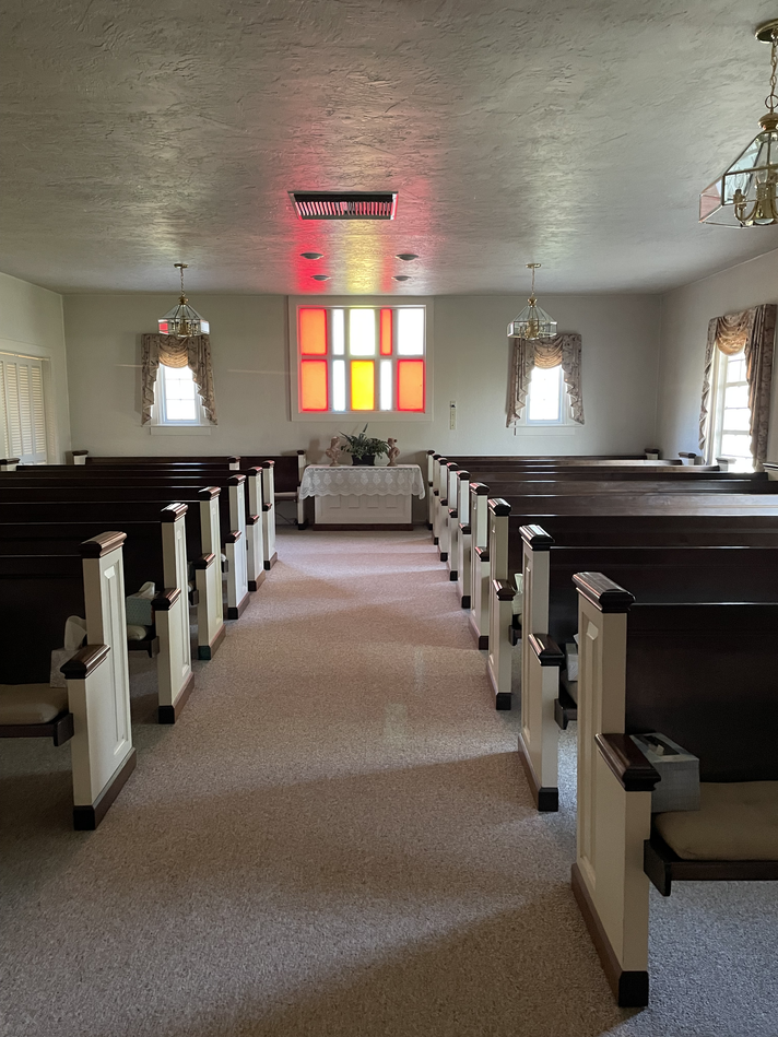 Shaffer-Jensen Memory Chapel Payette interior