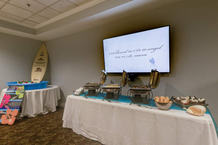 Thompson Funeral Home Columbia, reception room