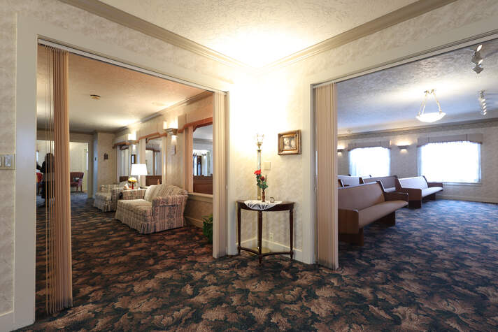 Photo of funeral home interior