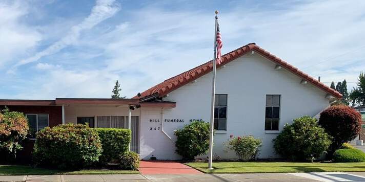 Hill Funeral Home, exterior