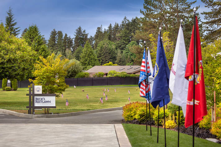 Restlawn Memorial Park, entrance