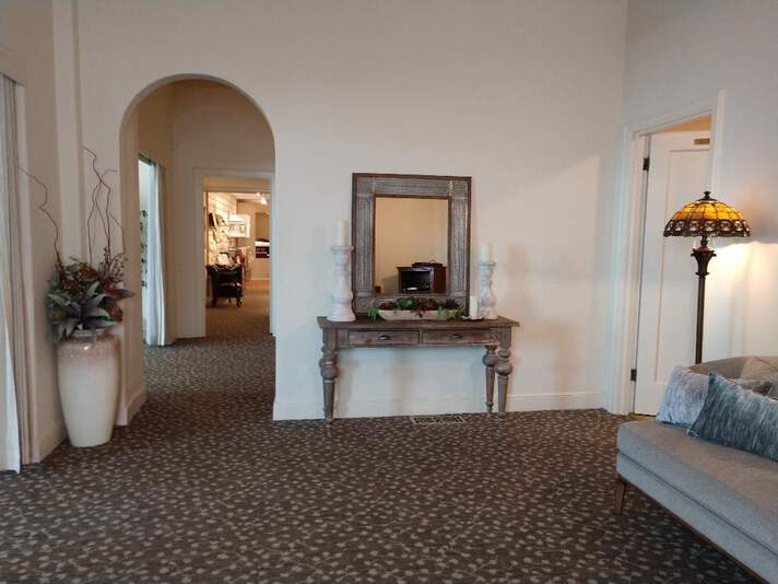 Brusie Funeral Home, interior