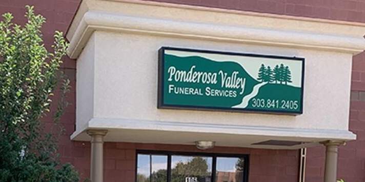 Ponderosa Valley Funeral Services  location