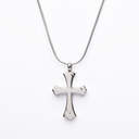 Stainless Steel Cross Pendant With Chain  large image number 2