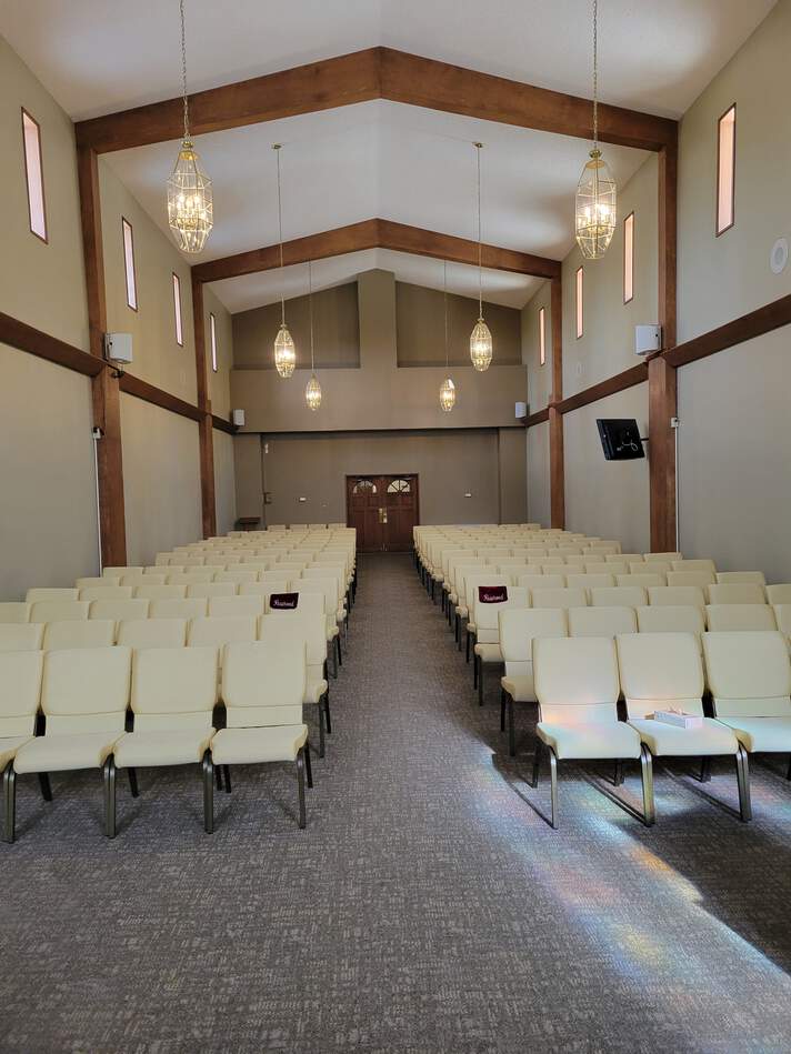 Springfield Memorial Funeral Home, interior