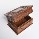 Autumn Scroll Carved Rosewood Urn image number 5