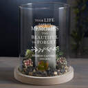 Personalized Memories Hurricane Memorial Lamp image number 1