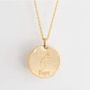 Timeless Birth Flower Memorial Necklace image number 1