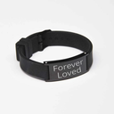 Gentle Strength Memorial Cremation Bracelet - Black image number 3