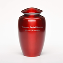 Classic Reflections Alloy Cremation Urn - Red image number 2