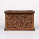 Autumn Scroll Carved Rosewood Urn image number 4