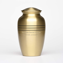 Eternal Bands Memorial Urn: Brass image number 1