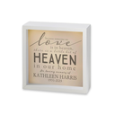 Gentle Glow Memorial Shadow Box - Small White image number 1
