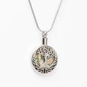 Celestial Circle Cremation Necklace image number 1