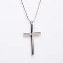 Elegant Cross Cremation Necklace image number 1