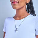 Cross Pendant Cremation Necklace image number 3