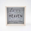 Gentle Glow Memorial Shadow Box - Small White image number 3