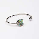 Eternity Heart Cremation Bangle image number 1