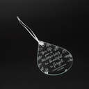 Engraved Memorial Ornament image number 3