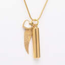 Eternal Love Angel Wing Memorial Pendant image number 2