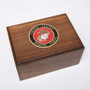 Veteran's Rest Rosewood Cremation Urn - Marine Corps image number 9