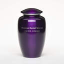 Classic Reflections Alloy Cremation Urn - Purple image number 1