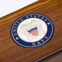 Veteran's Rest Rosewood Cremation Urn - Navy image number 3