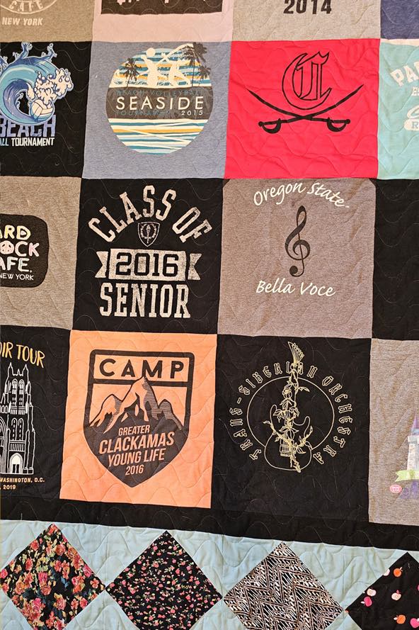 quilt squares symbolize Michelle’s many hobbies and passions